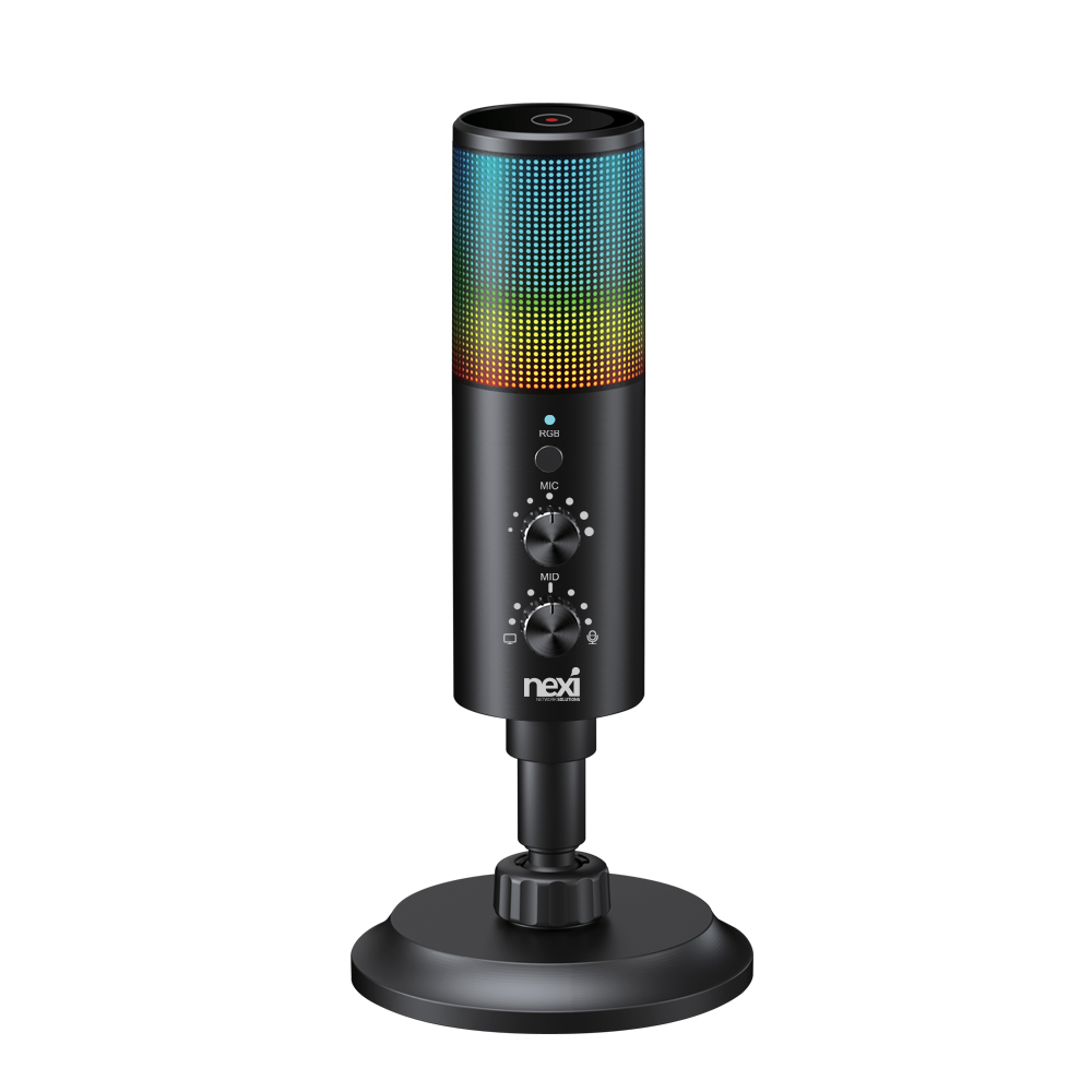 RGB LED게이밍 콘덴서 마이크 USB C타입 레코딩 컴퓨터 회전 탁상용 붐거치대 스탠드용 녹음 노트북 게임 40,300원