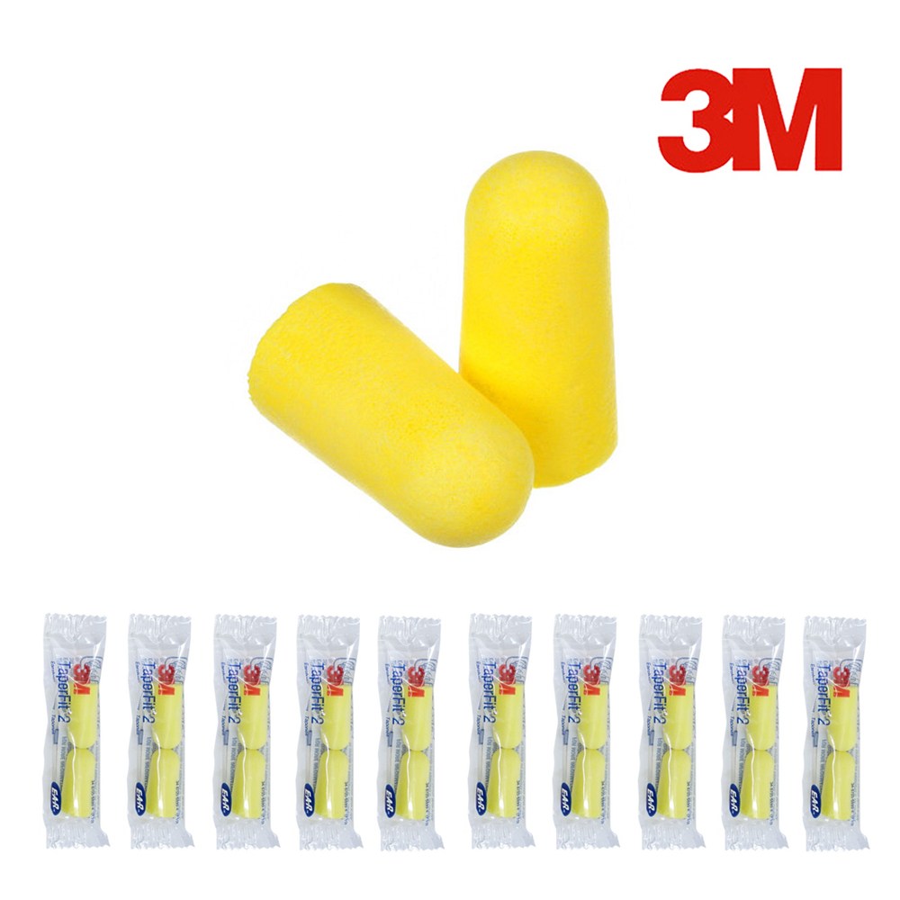 3M 귀마개 TaperFit 2(10쌍) 일반용 독서실 방음 소음방지 작업용 수면용귀마개 1,510원