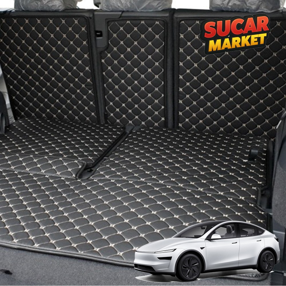 더블유엠카 테슬라 모델Y 주니퍼 퀄팅 트렁크매트 가죽 차박 등받이 바닥 2열 등받이 트렁크 분리형 64,900원