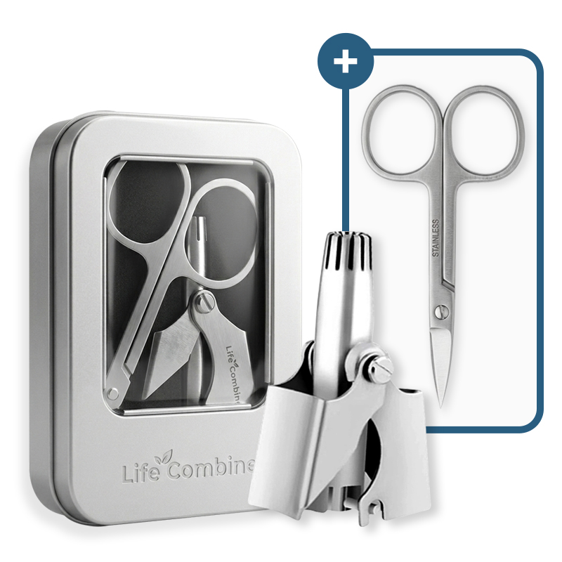 라이프컴바인 수동 코털 제거기 콧털 정리기 깎기, 실버, 라이프컴바인 코털 제거기 6,800원