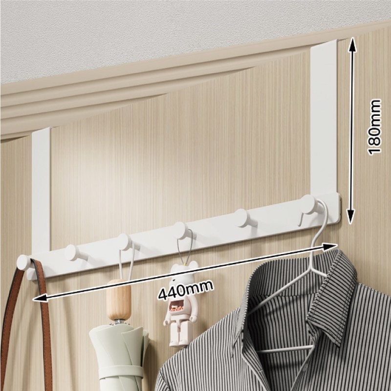 마벨인홈 무타공 철제 문걸이 도어 행거후크, 화이트, 1개 12,700원