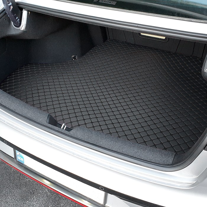 카프트 그랜저 GN7 호환 트렁크매트 프리미엄 퀼팅 가죽, 블랙-베이지, 현대 35,000원