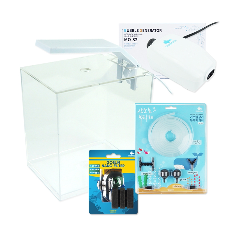 미니 베타 세트어항 히트탱크+고블린+MO-S2+에어호스+콩돌+MX8 51,400원