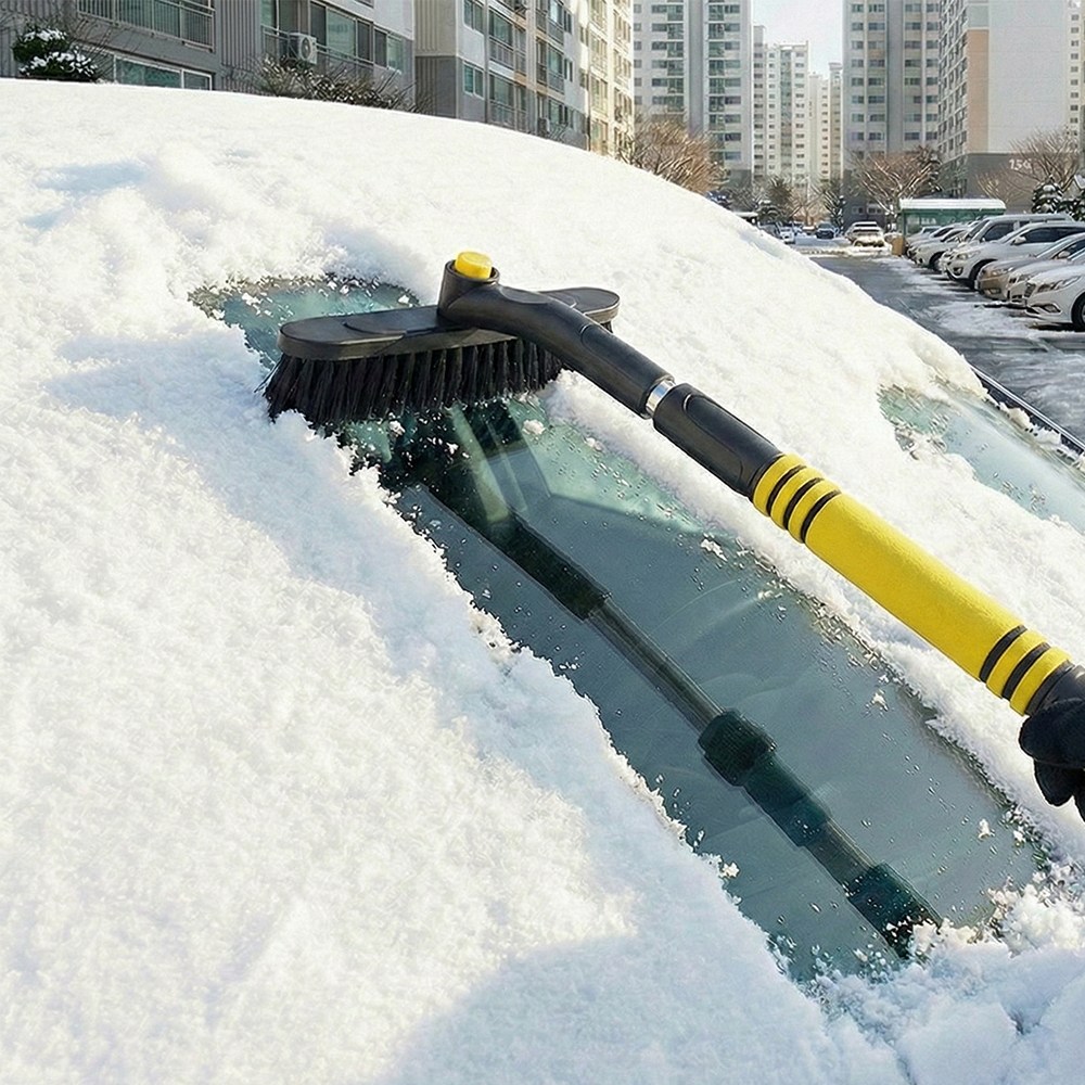 아띠꼴로 길이조절 자동차 눈제거 차량 성애제거 차량용 눈빗자루 성에제거 눈제거기 8,500원