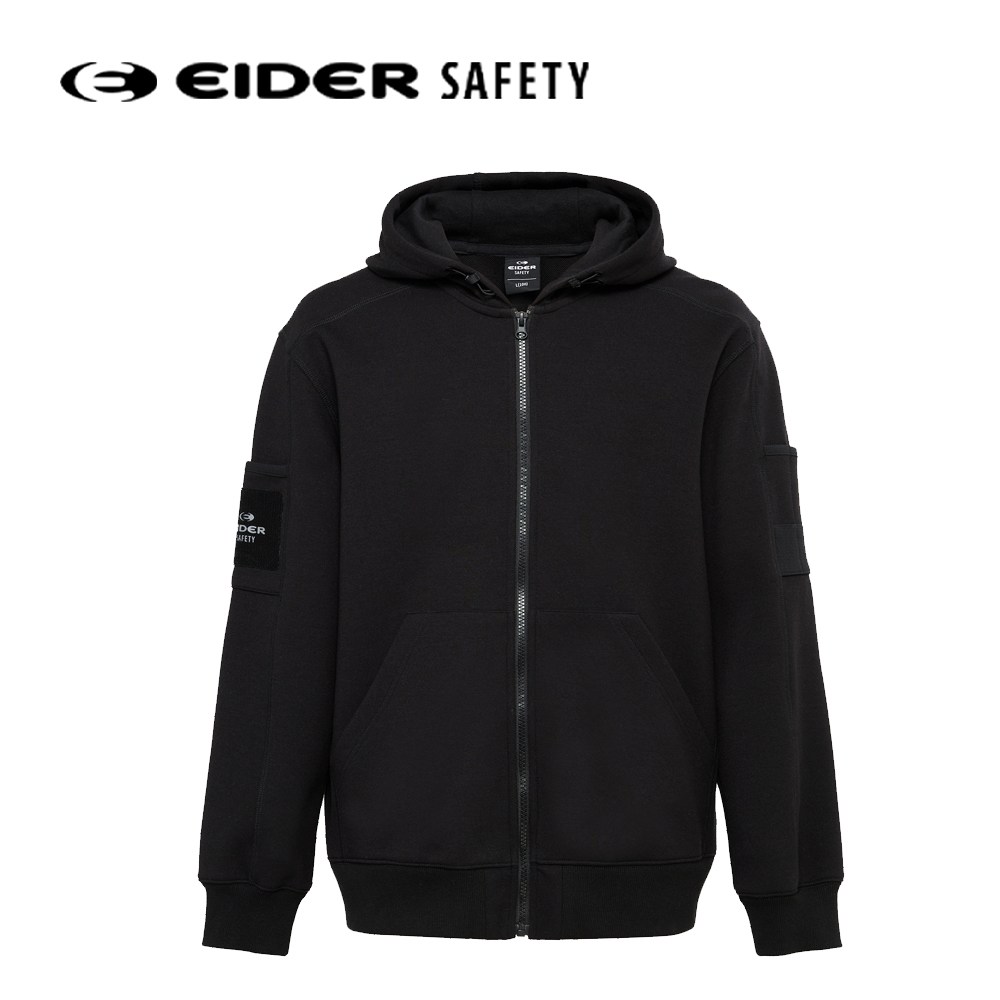 EIDER SAFETY 후드 집업 자켓 캘커루 포켓 JK-F2532 (Black) 99,000원