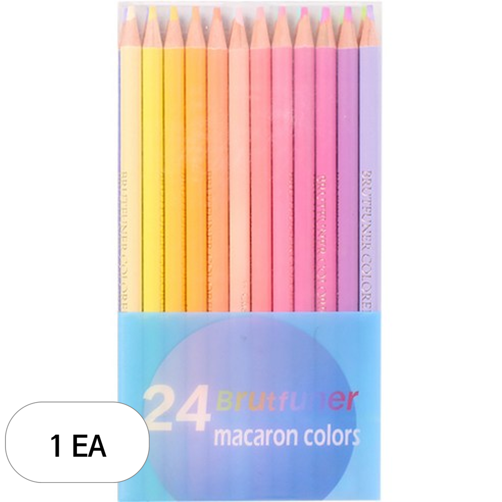 Brutfuner 마카롱 파스텔 톤 칼라 유성 색연필 17,960원