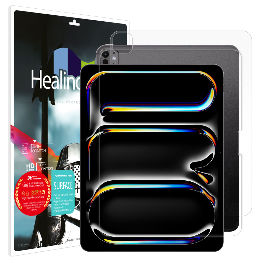 힐링쉴드 아이패드 프로 8세대 13 M5 9H 액정보호 강화유리필름1매 후면1매 34,020원