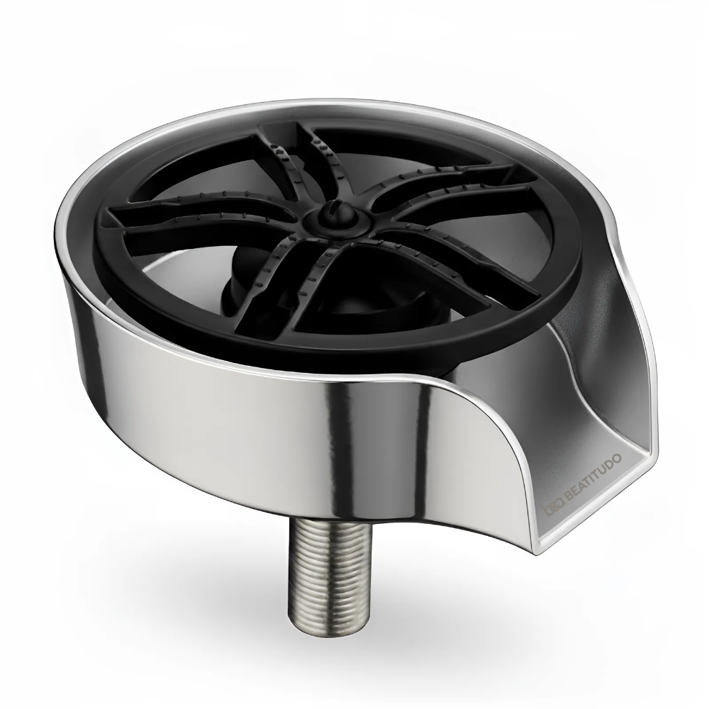 베아티투도 스프레이건 겸용 컵 텀블러 세척기 스테인리스 + 드릴커터 35mm, 1개, 실버 54,900원