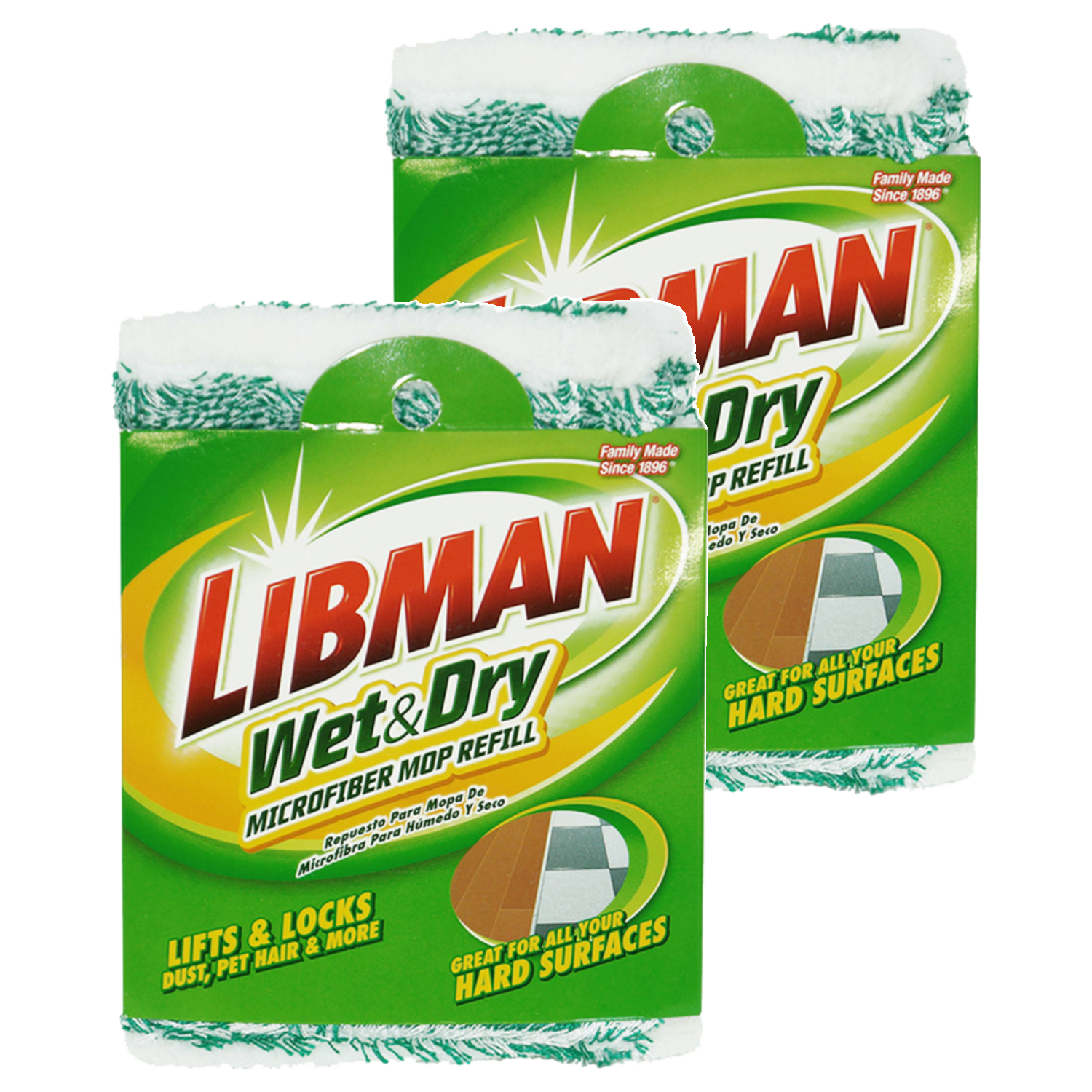 리브만 웻앤드라이 극세사 리필 걸레 그린 34,650원