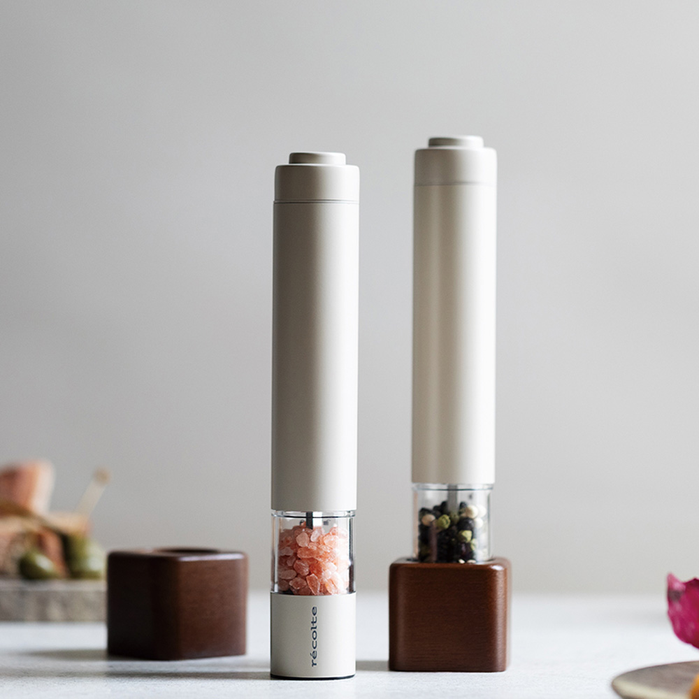 레꼴뜨 전동 솔트 앤 페퍼 그라인더 RMM-1W 2p 58,000원