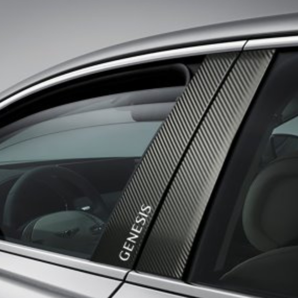 제네시스 G80 축광로고 B필러, 5D유광카본블랙, 1개 14,270원
