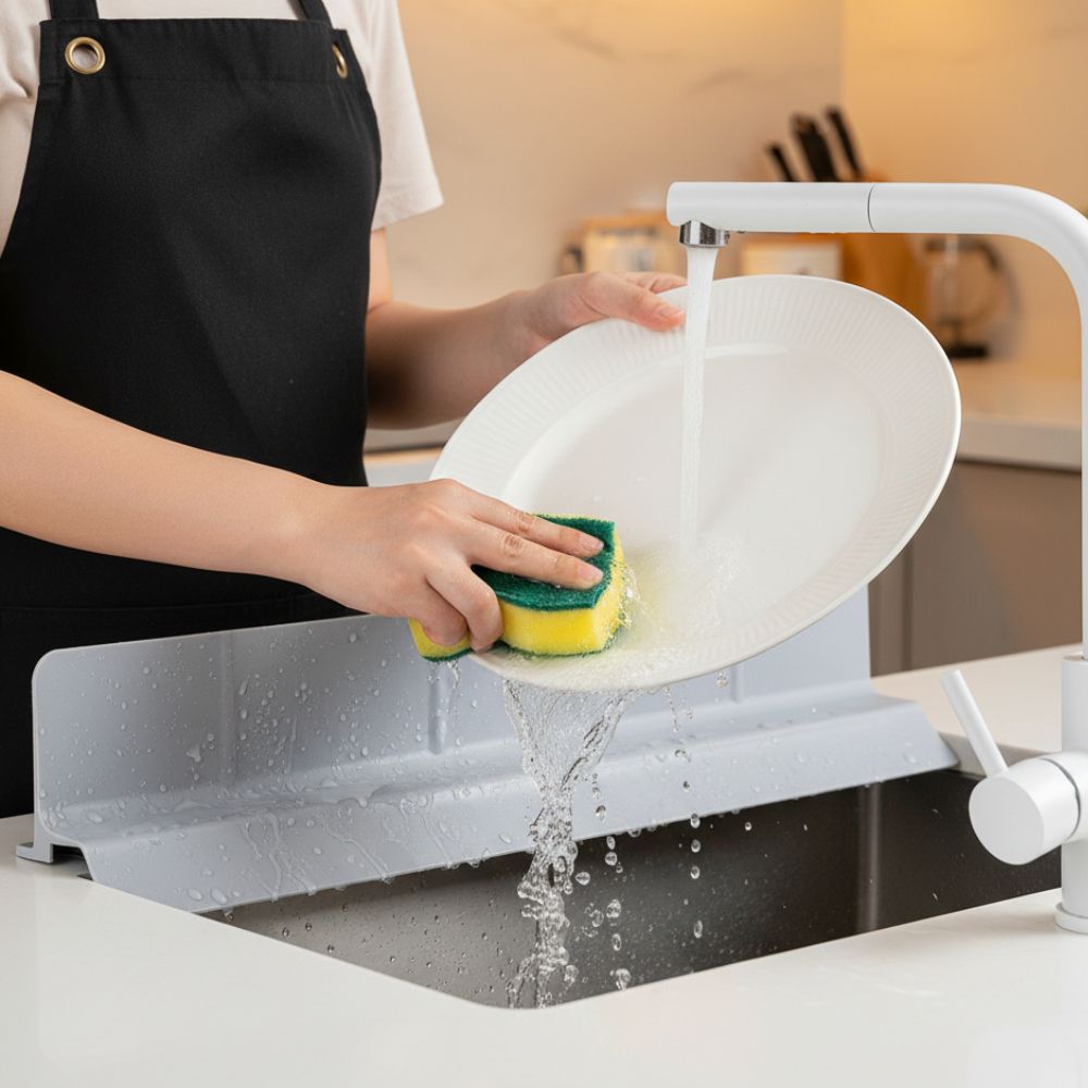 믹스프리 설거지 옷보호 실리콘 물막이, 1개, 화이트 12,900원