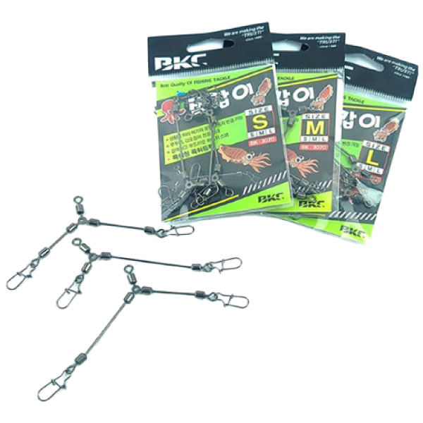 백경 BKC 쭈갑이 BK-3070 쭈꾸미 갑오징어 채비, 4개입, 1개 2,500원