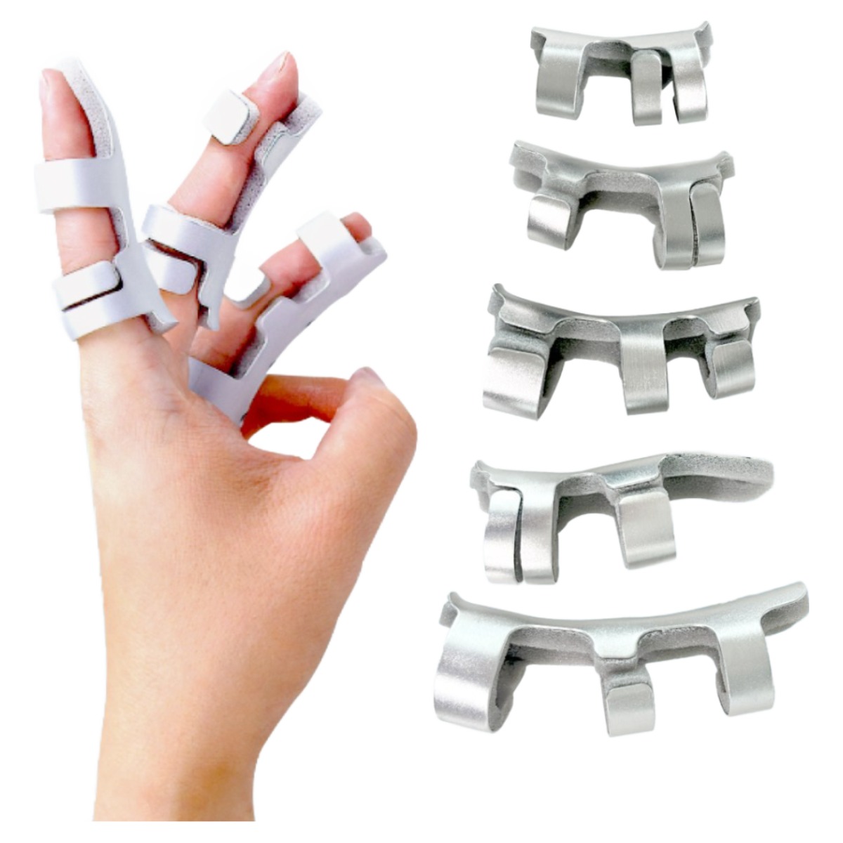 손가락보호대 손가락 깁스 부목 관절 골절 고정 지지대 알루미늄 핑거스프린트 4,400원