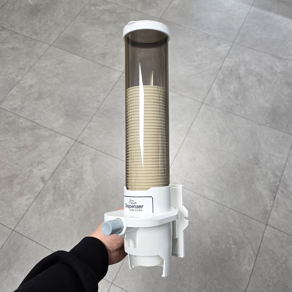 원터치 종이컵 디스펜서 1대 + 6.5온스 종이컵 50개입 1줄 세트상품, 1개 11,000원