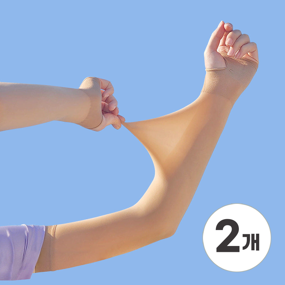 베일리화이트 자외선차단 팔토시 스킨핏 골프 쿨토시 시즌2 양손등커버형 2P, 스킨, 2세트 15,800원