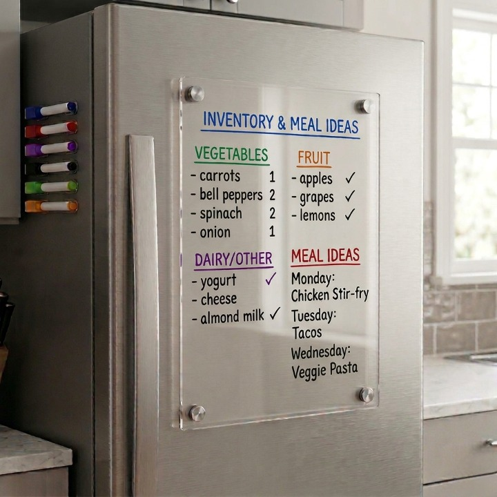 피킷업 냉장고 자석 투명 메모보드, 아크릴 9,700원