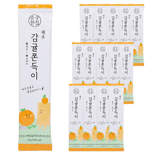순수한집 제주 감귤 쫀득이, 25g, 15개 8,900원