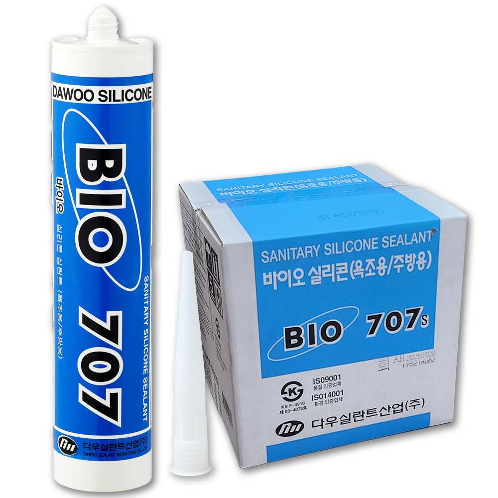 다우실리콘 707 바이오 욕실 화장실 주방 곰팡이 방지 실리콘 실란트(백색) 1박스 62,000원