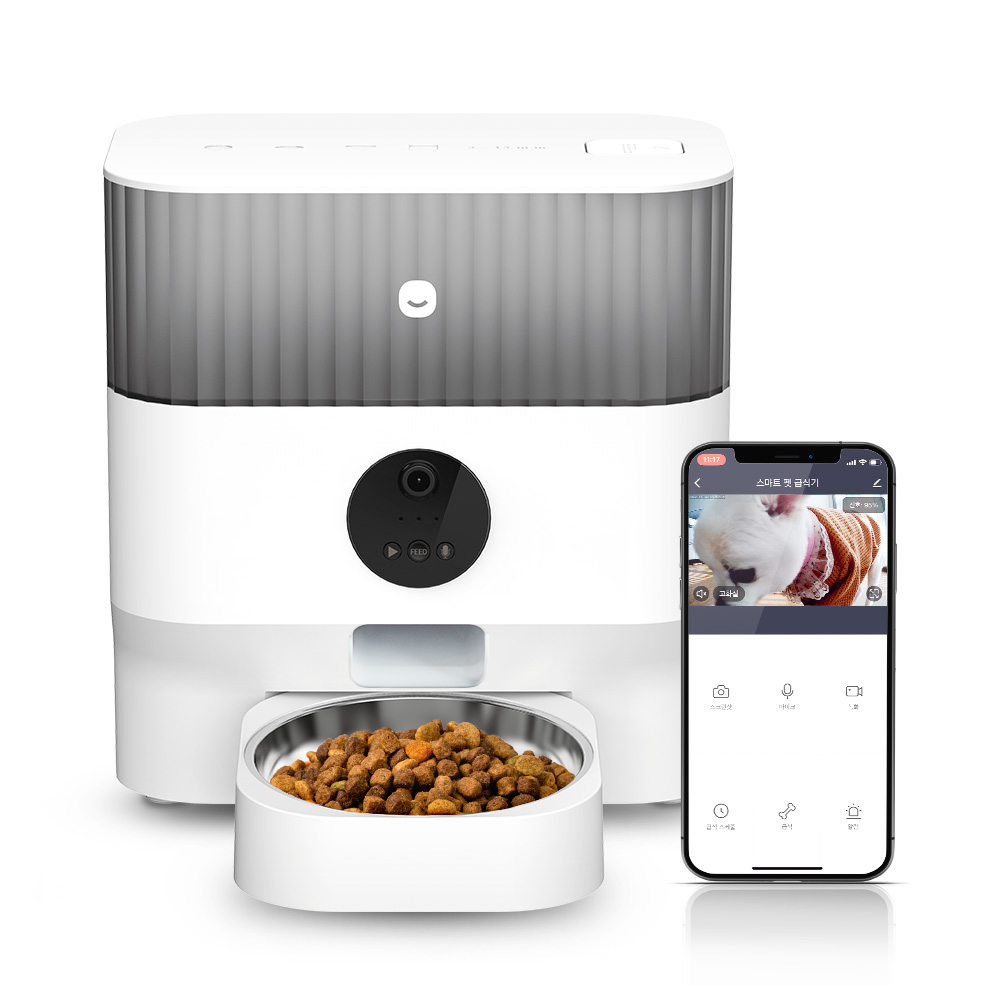 헤이홈 IoT 카메라 스마트 펫 자동급식기, 5L, 혼합색상, 1개 135,450원