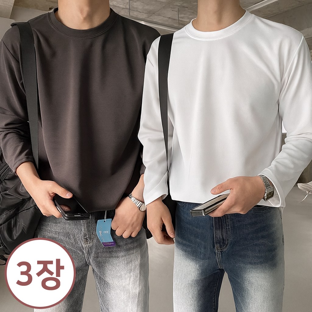 1+1+1 3장가격 에어테크 기능성 긴팔티 29,900원
