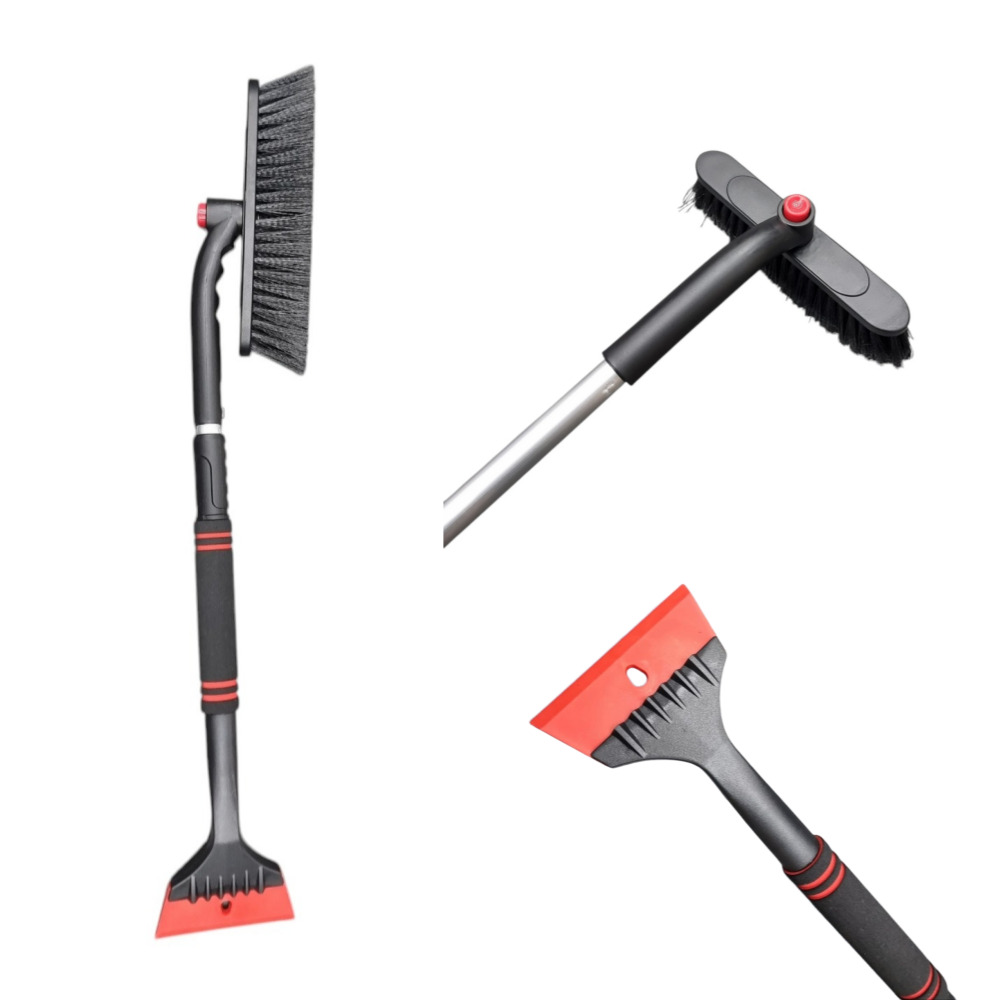 스크래치없는 차량용 길이조절 브러쉬회전형 눈제거브러쉬 성에제거기 차량제설용품 자동차눈제거 13,000원