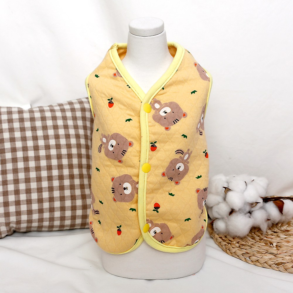 해피앤퍼피 강아지옷 오가닉조끼 강아지조끼 49,900원