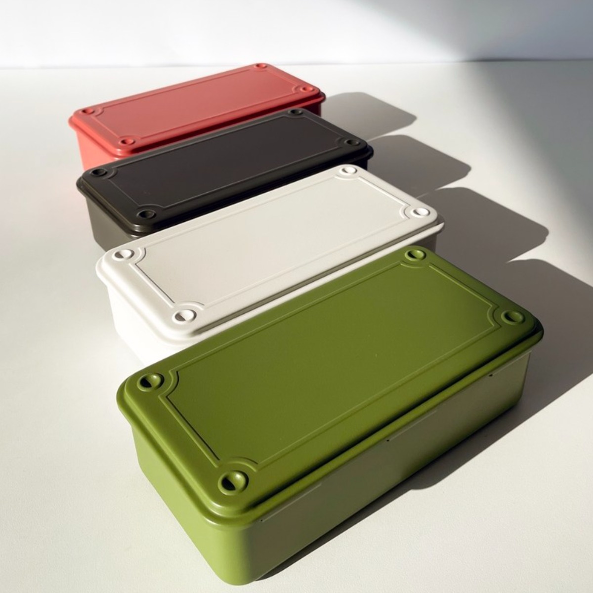 도요스틸 컬러 다용도 정리함 철제 캠핑 멀티 툴박스 데스크테리어 3종모음 53,600원