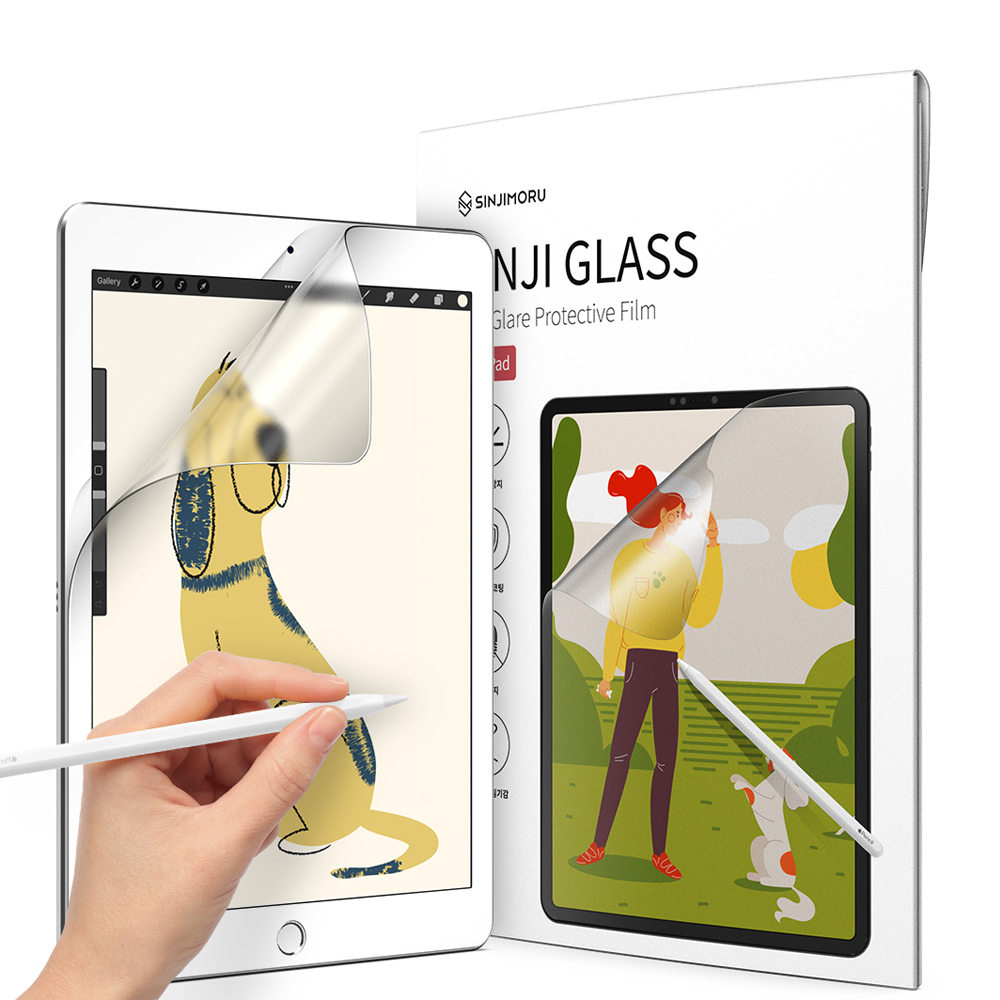 신지모루 태블릿 저반사 지문방지 소프트 필기감 액정보호필름, 단일색상, 1개 11,150원