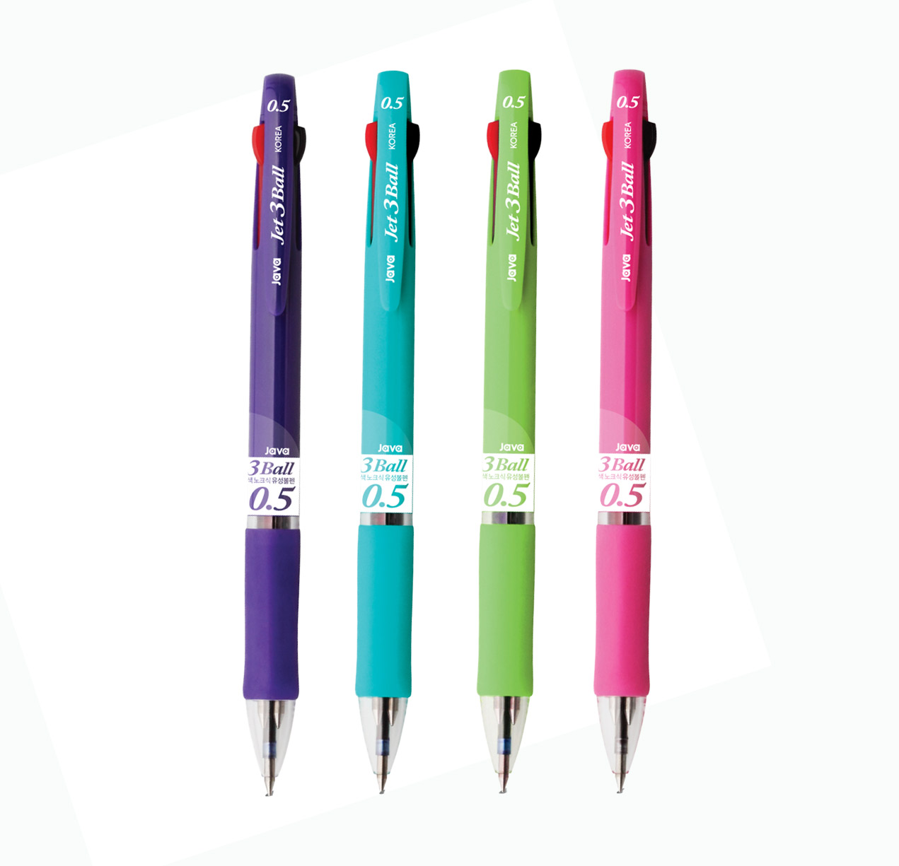 자바/제트3볼/0.5mm 볼펜 유성펜 자루, 1개, 제트3볼0.5mm_민트 1,300원