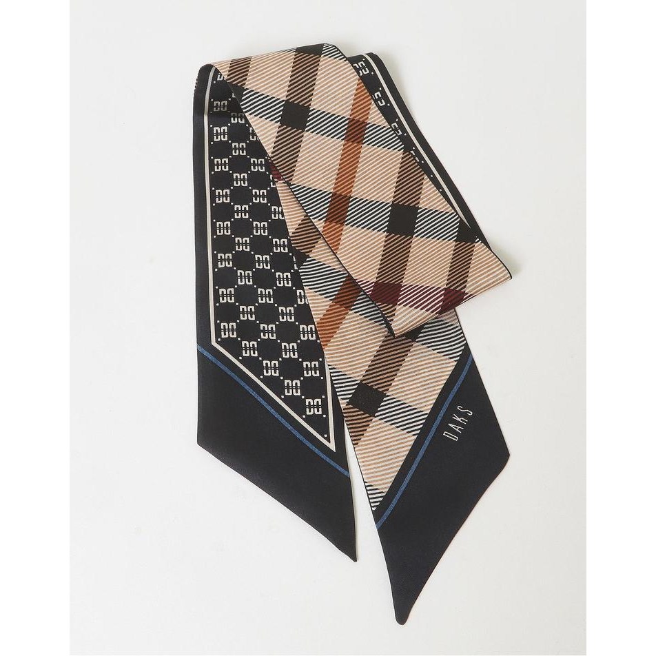 (백화점 매장판) 닥스 실크 체크프린트 명품 여성스카프 방도 선물포장 64,900원