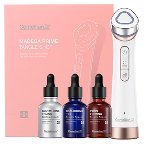 센텔리안24 마데카 프라임 탱글 샷 피부 미용기기 + 부스팅 앰플 3종 세트 213,050원