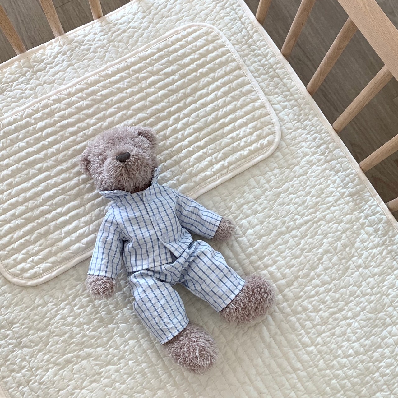 어텀31 양면 아기 침대패드+베개패드, 인견 / 누빔 패드 세트, 현재가 38,900원