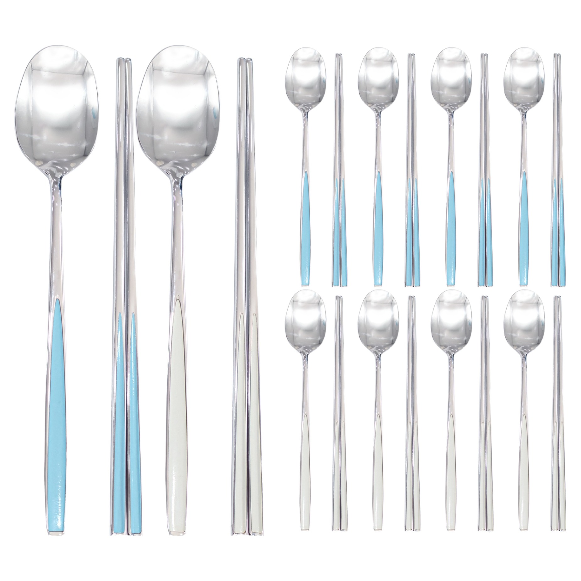 한일스텐레스 레이브 스텐 수저 2종 x 5벌 세트 76,790원