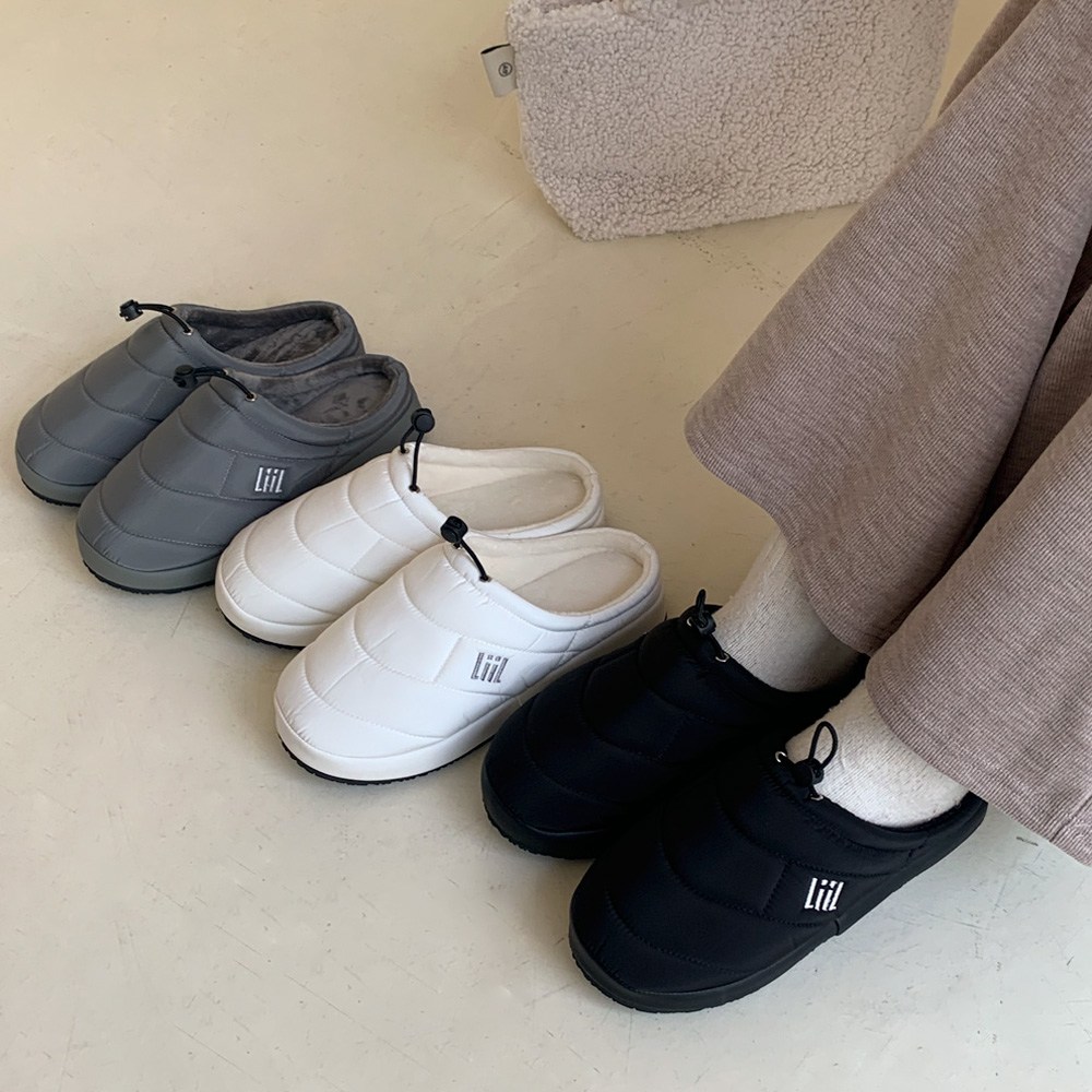 [남녀공용/빅사이즈] 비비 겨울 패딩 방한 털 슬리퍼 2.5cm 24,900원