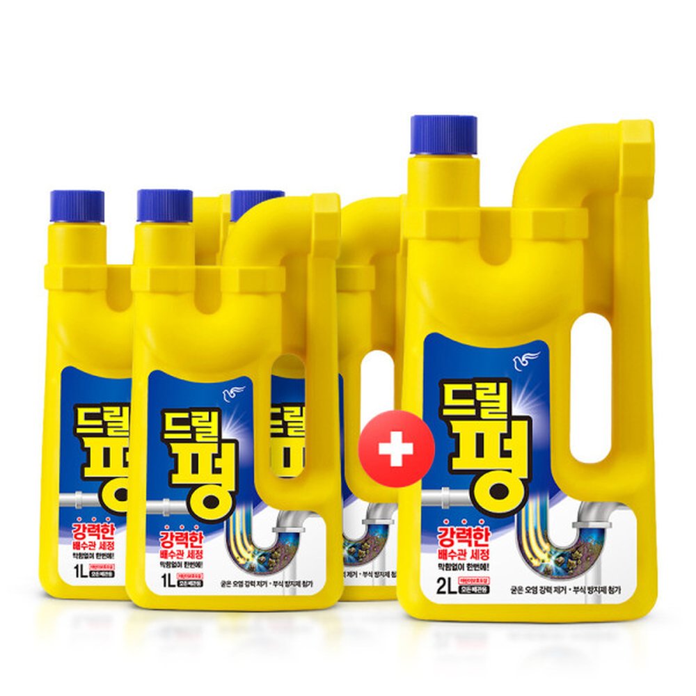 배수구 세정제 드릴펑 2L x4개 32,610원
