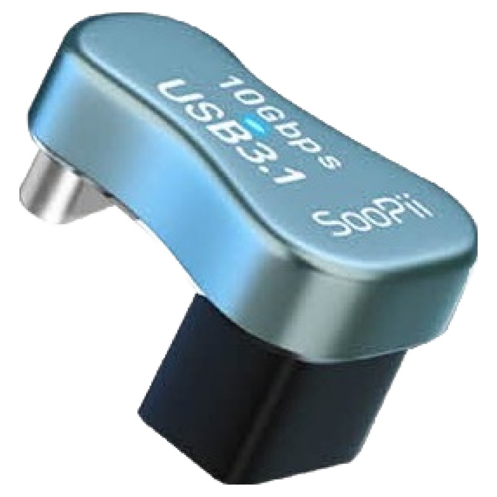 수피 USB3.1 A to C타입 10Gbps U자형 꺽임 젠더 고속충전 데이터 OTG 스팀덱 실버, 1개, GD24 4,430원