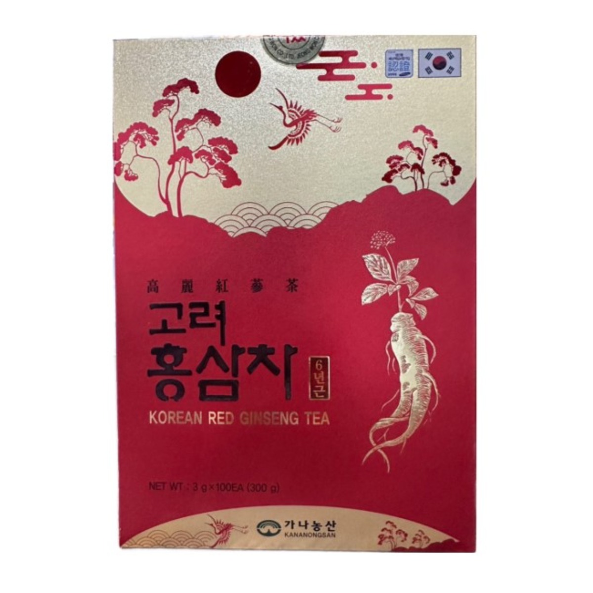 6년근 고려 홍삼차 당일발송, 1개, 3g, 100개입 23,940원