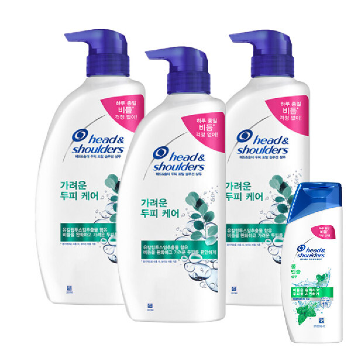 헤드앤숄더 가려운 두피케어 샴푸 + 헤드앤숄더 쿨멘솔 샴푸 증정 44,200원