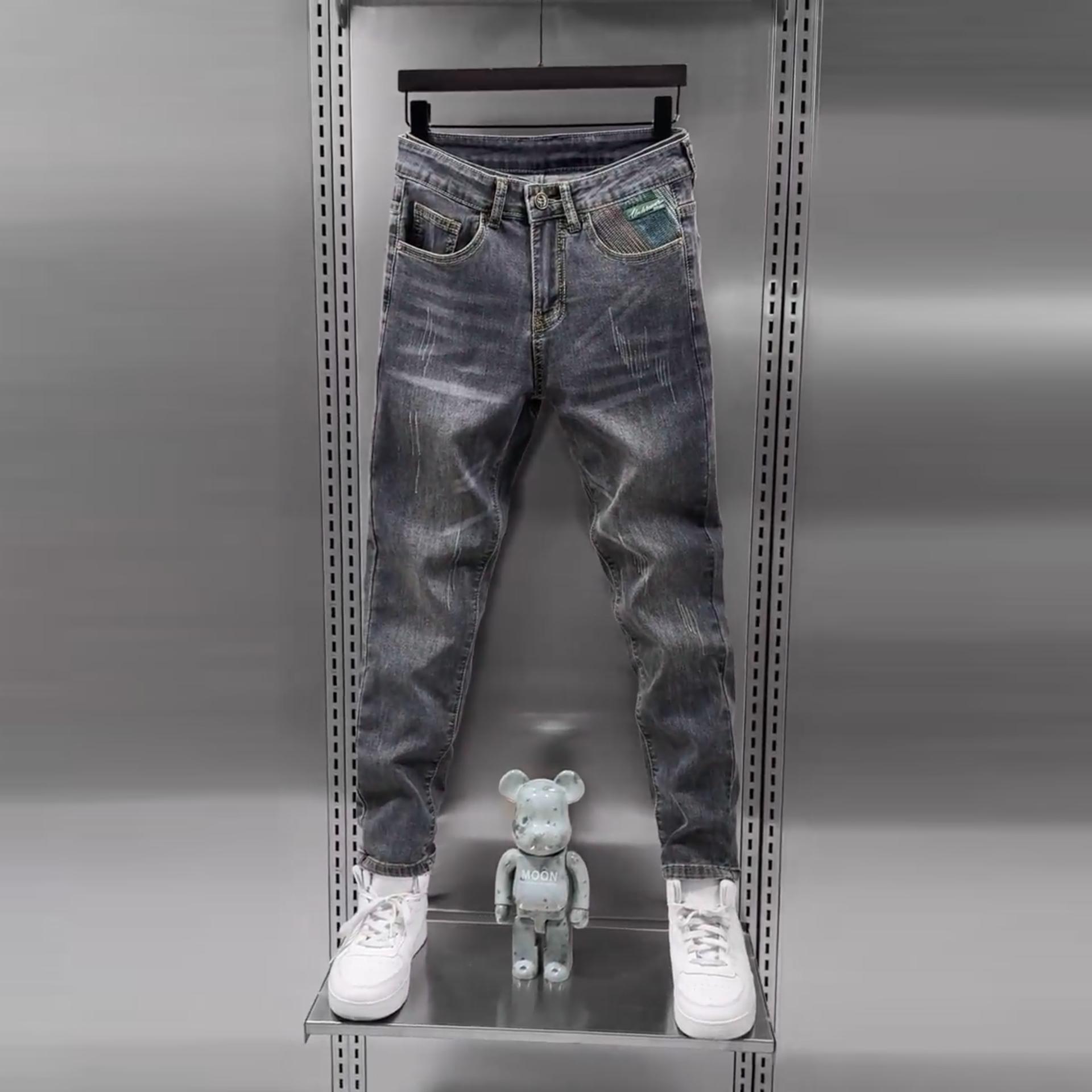 녕동 남성 봄여름 청바지 슬림 심플 편안한 캐주얼 긴바지 데일리 100kg까지 빅사이즈 데님 팬츠 46,800원