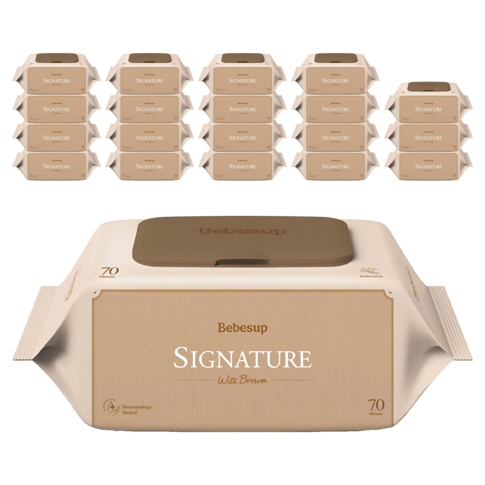 베베숲 시그니처 위드 브라운 아기물티슈 캡형 28,990원