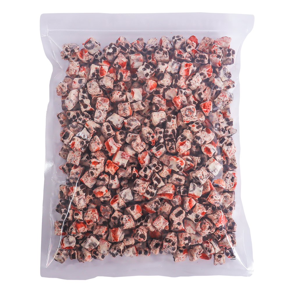 수제 딸기 쫀득쿠키 1kg 대용량 벌크 딸기오레오 딸기후르츠링 마시멜로우 동결건조딸기 카페납품 아이스크림토핑 사무실간식, 1kg, 1개 59,000원