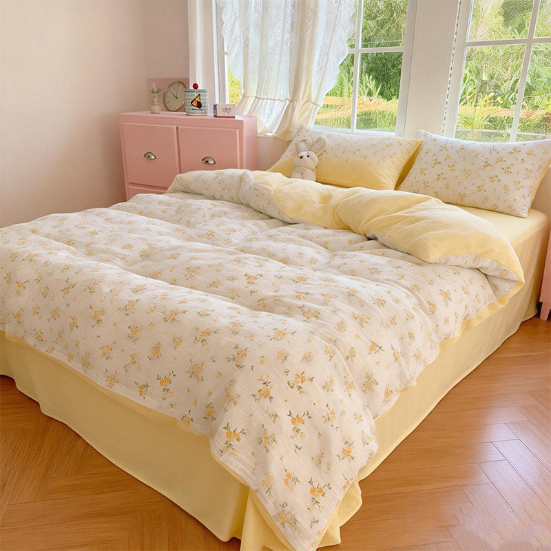 KDNC 이불커버 부드러운 사계절용 단품, 노란색 24,800원