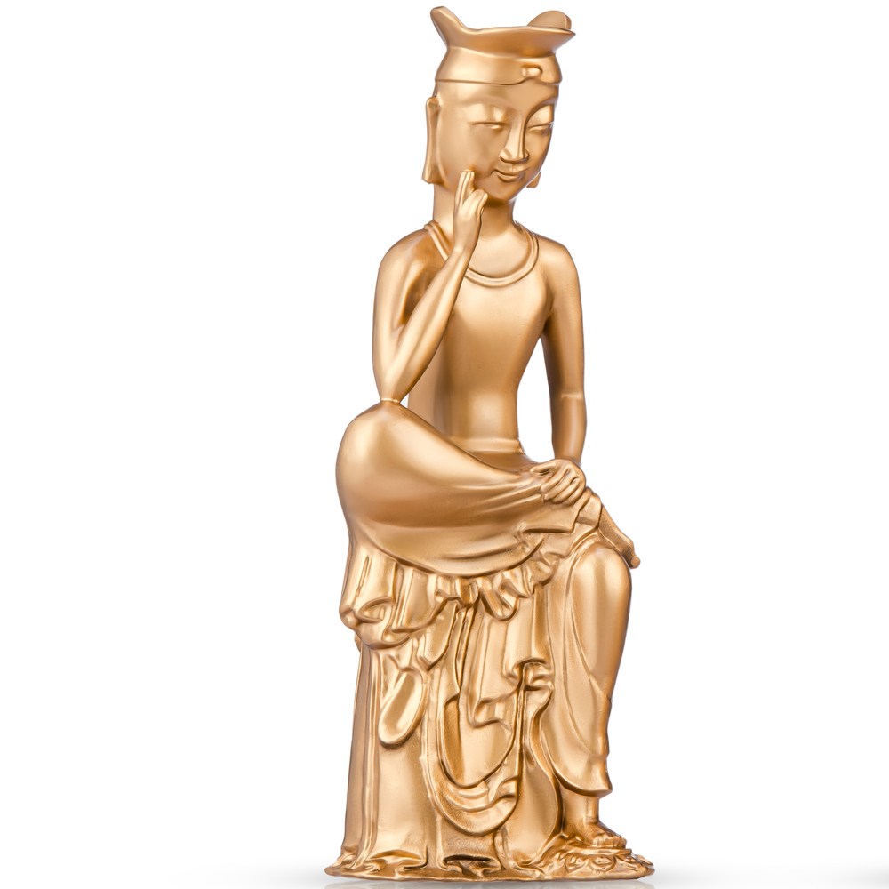 반가사유상 미륵 부처님 국내제작 불상 한국기념품 중앙박물관굿즈, 삼산관 7.5cm금색, 1개 57,390원