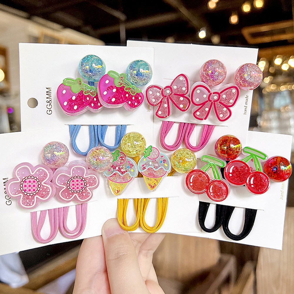 로르블랑 반짝 프루티 방울 머리끈 10P세트 14,850원