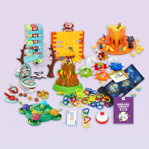 [캐스비] 2026 보드게임 3,4세용 10종(1418set) 순발력 어린이 가족게임 137,600원