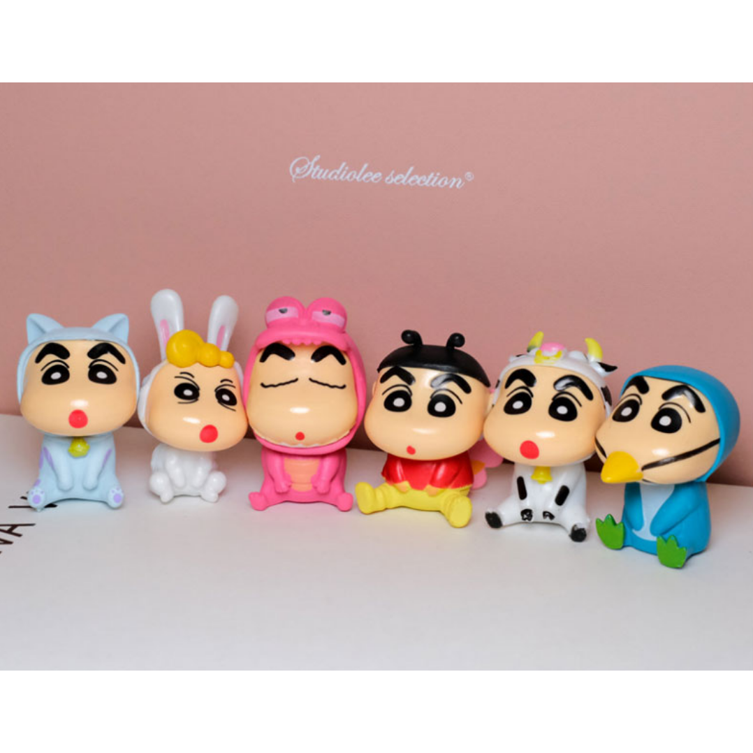 짱구 피규어 자동차 장식품 인형 차량용 인테리어 장식, 1세트, C타입 11,900원