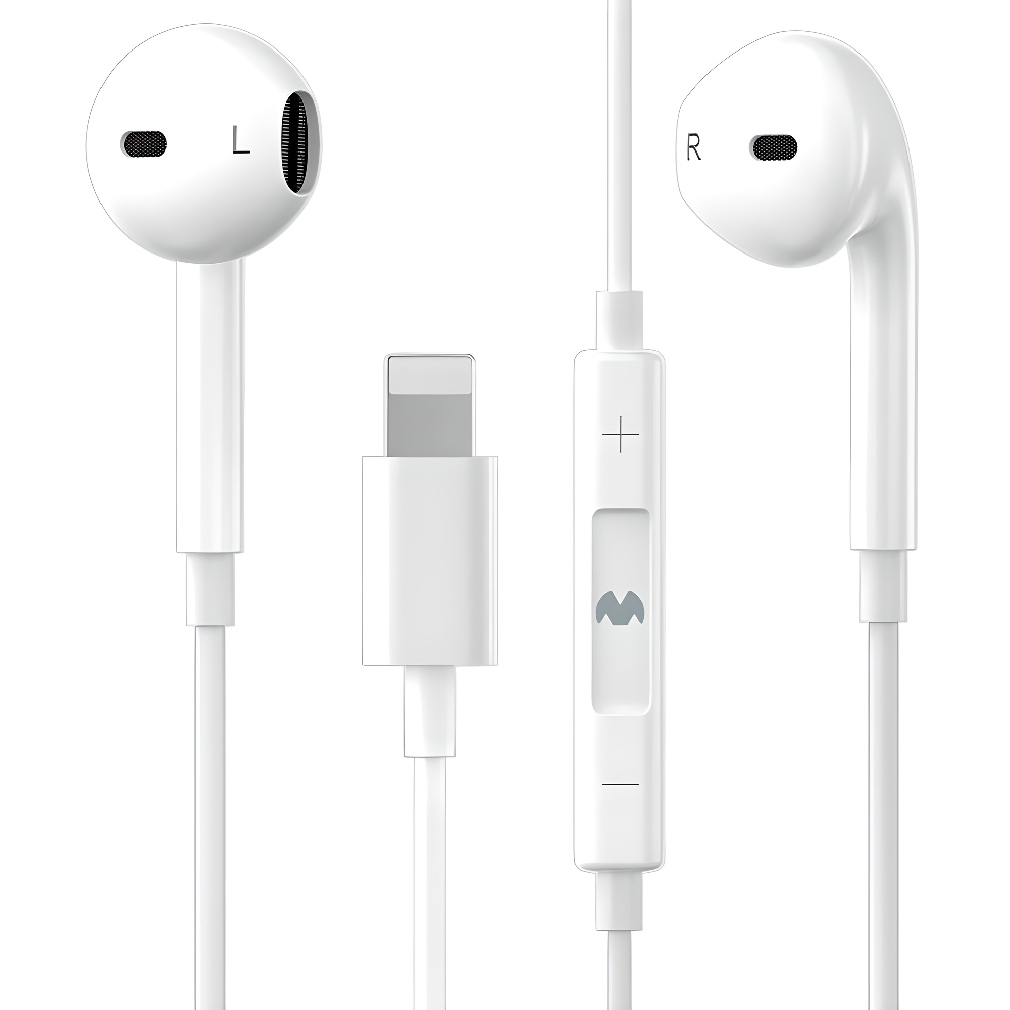 구스페리 스테레오 오픈형 유선 이어폰 8핀, 단일상품, 화이트 4,800원