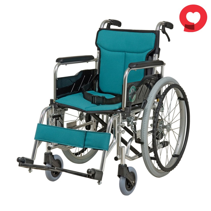 [디에스아이] 알루미늄 특수합급 발걸이 분리 스틸휠체어 DS-921BB -급여, 그린 480,000원