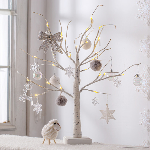 [데코봉봉] 자작나무 조명 트리 풀세트(실버 - 60cm) 크리스마스트리 크리스마스조명 크리스마스야외장식 트리풀세트 크리스마스트리세트 트리세트 크리스마스트리 크리스마스트리장식세트 20,930원